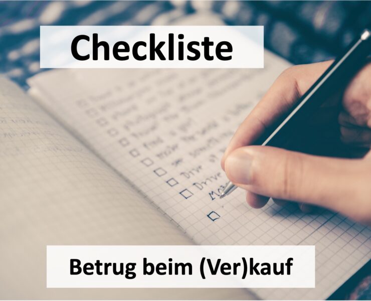 betrogen webprojekt checkliste